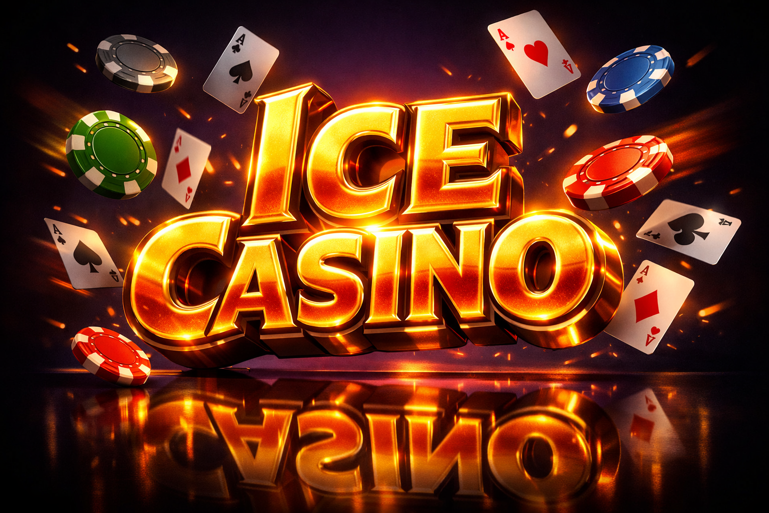 Logo i interfejs Ice Casino